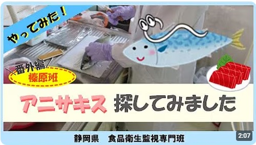 どれがアニサキス？実際に見てみよう
