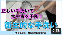 動画サムネイル：正しい手洗い