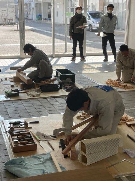 写真：木材加工　高校生6