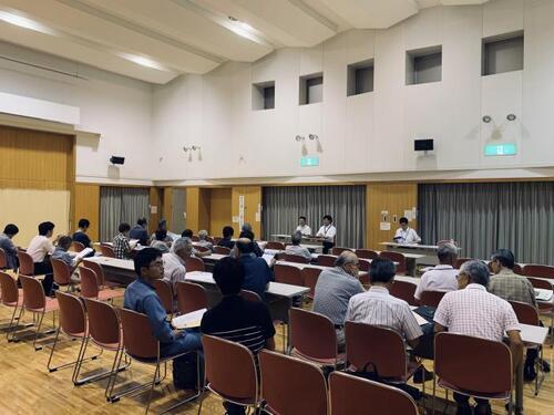 写真:富士市説明会の様子