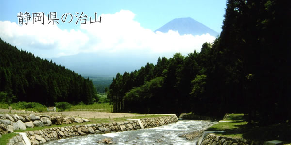 写真：静岡県の治山