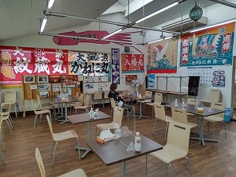 写真:沖あがり食堂店内