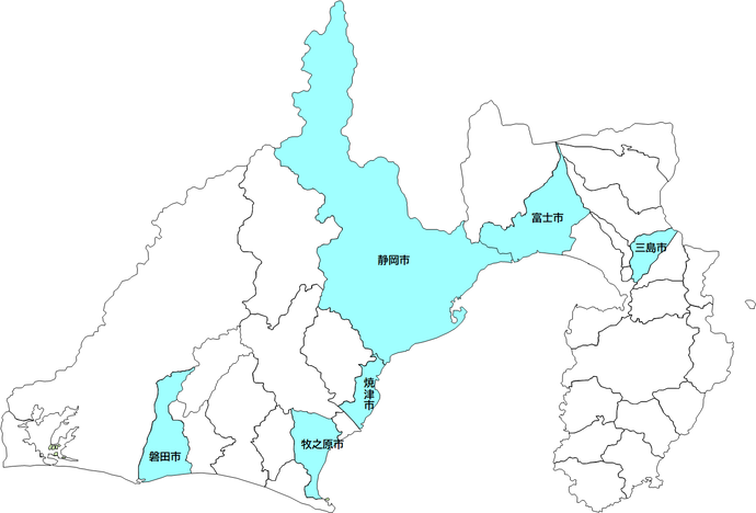 県内市町の地図