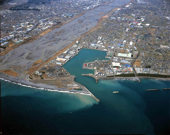 写真:大井川港