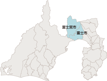 地図：岳南都市圏