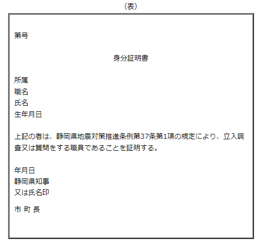 資料：身分証明書