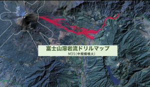 動画サムネイル：富士山溶岩流ドリルマップ　M35（中規模）