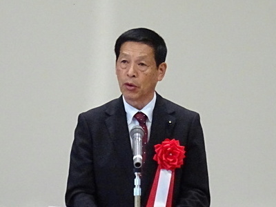 静岡県建設業協会表彰式・定時総会 議長写真