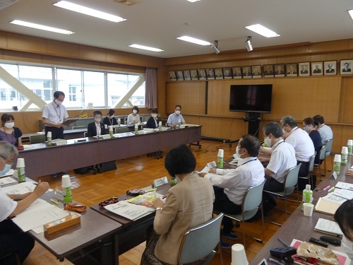 写真：合同懇談会の様子