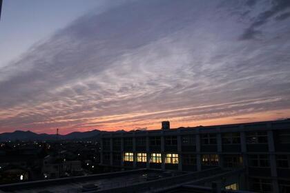 写真：夕方の風景