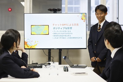 写真：学習の様子