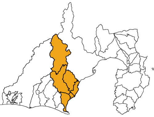 地図：中央児童相談所管内図