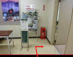 写真:受付入口