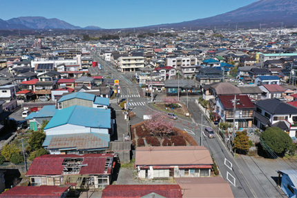 写真：（都）田中青木線とその周辺