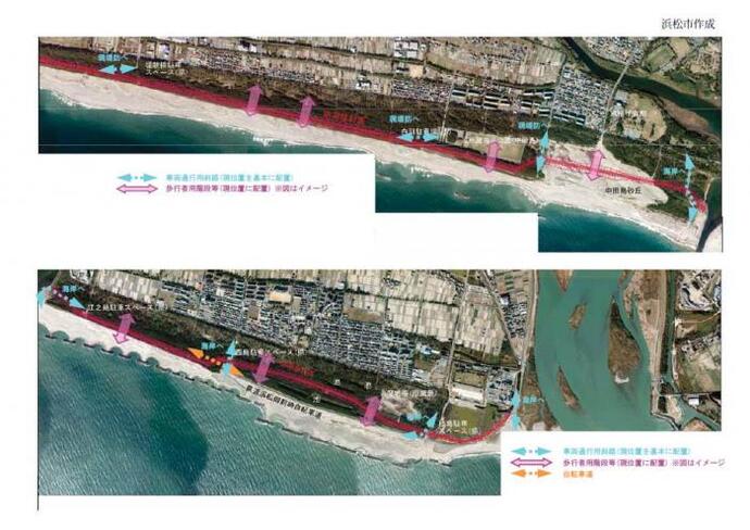 防潮堤景観デザイン　施設配置等基本計画2