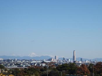 写真：富士山とアクトタワー