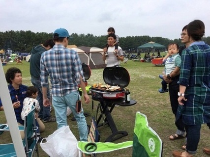 写真：バーベキュー大会の様子1