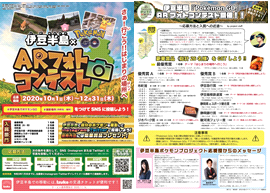 表紙の写真：伊豆半島×ポケモンゴーARフォトコンテストパンフレット