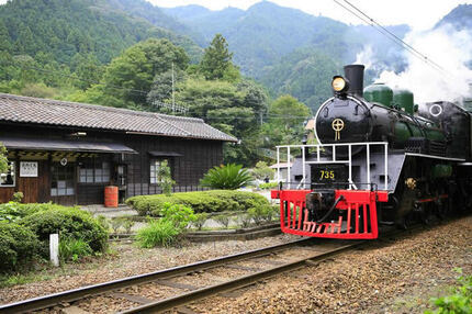 写真：地域住民と守る郷愁の風景大井川鉄道田野口駅