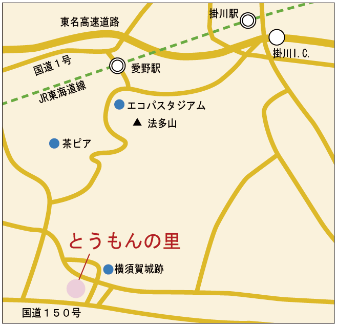地図:とうもんの里案内図