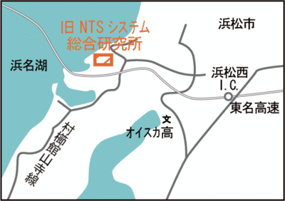 地図：NTSシステム総合研究所案内図