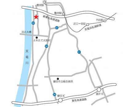 地図：豊岡中央交流センター
