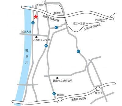地図：豊岡中央交流センター