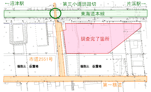 地図：調査平面図