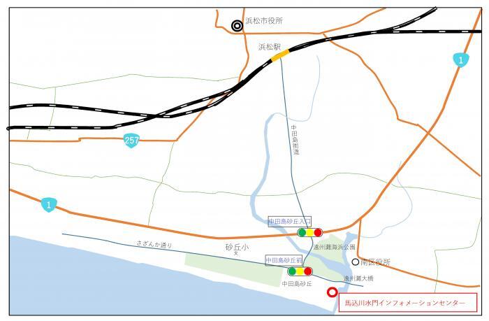 地図：インフォメーションセンター案内図