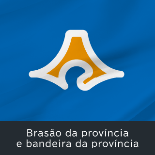 Brasão da província e bandeira da província
