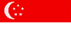 イラスト：シンガポール国旗