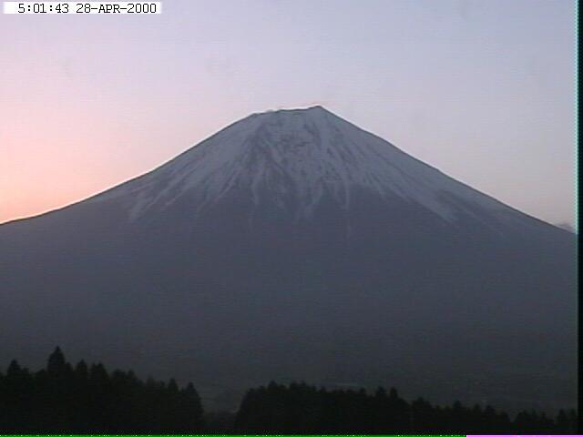 写真：富士宮から望む富士山