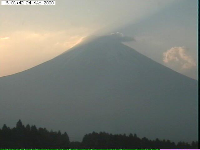 写真：富士宮から望む富士山