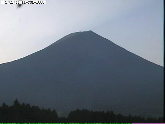 写真：富士宮から望む富士山