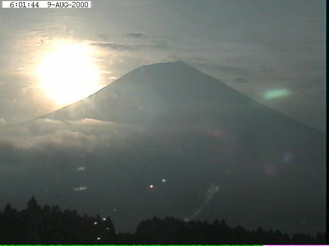 写真：富士宮から望む富士山