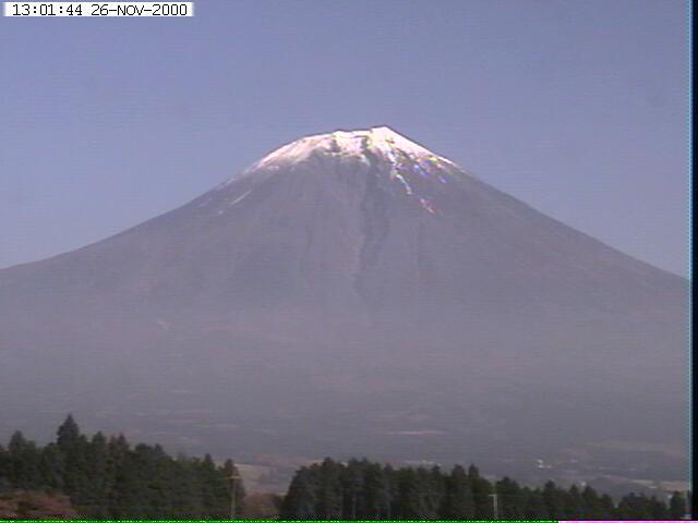 写真：富士宮から望む富士山