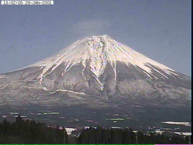 写真：富士宮から望む富士山