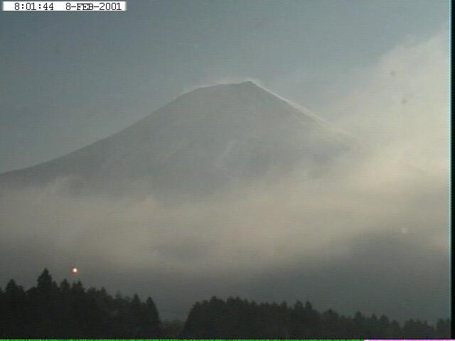 写真：富士宮から望む富士山