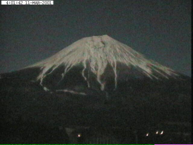 写真：富士宮から望む富士山