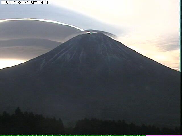 写真：富士宮から望む富士山