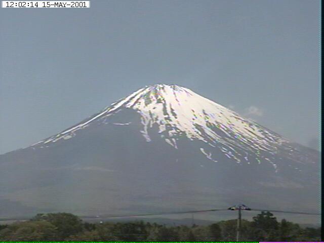 写真：富士宮から望む富士山