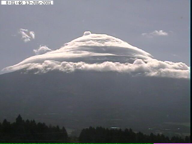 写真：富士宮から望む富士山