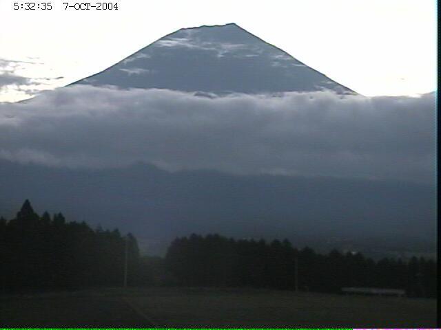 写真：富士宮から望む富士山