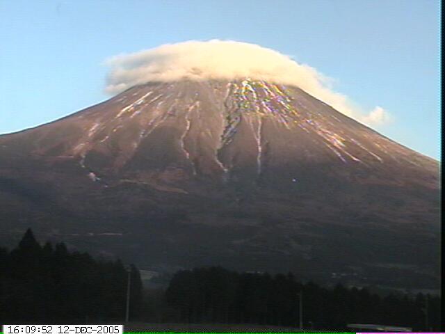 写真：富士宮から望む富士山