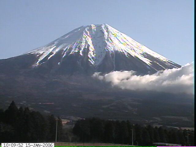 写真：富士宮から望む富士山