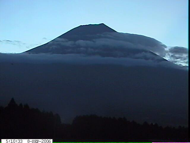 写真：富士宮から望む富士山