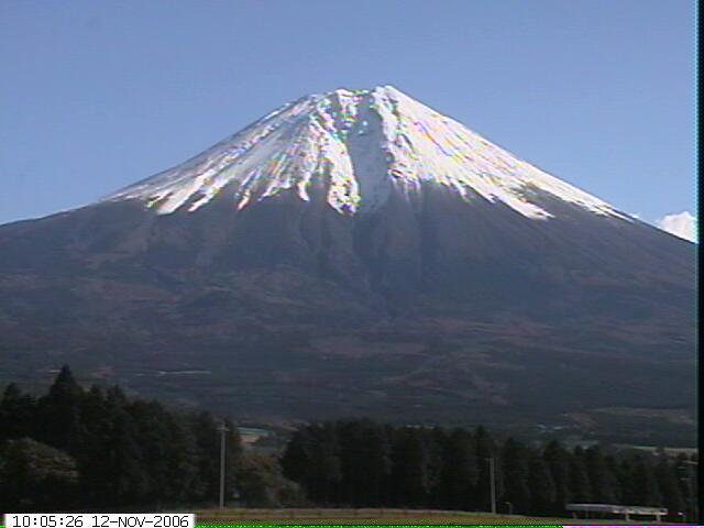 写真：富士宮から望む富士山