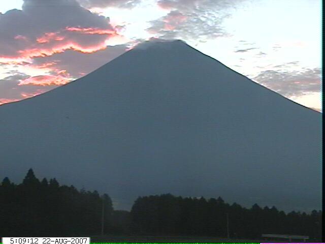 写真：富士宮から望む富士山