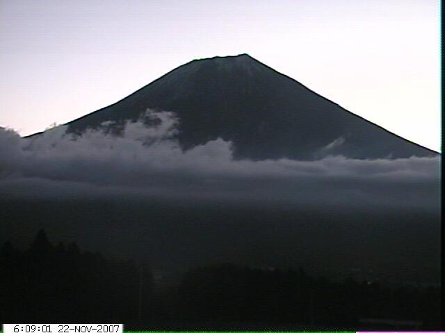 写真：富士宮から望む富士山