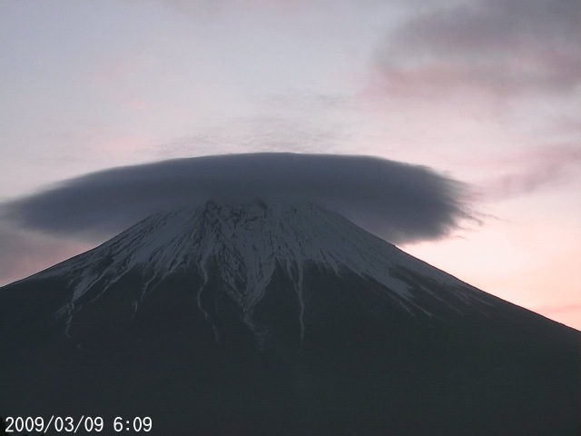 写真：富士宮から望む富士山